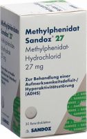 Produktbild von Methylphenidat Sandoz Retard Tabletten 27mg 30 Stück