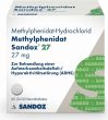 Produktbild von Methylphenidat Sandoz Retard Tabletten 27mg 60 Stück