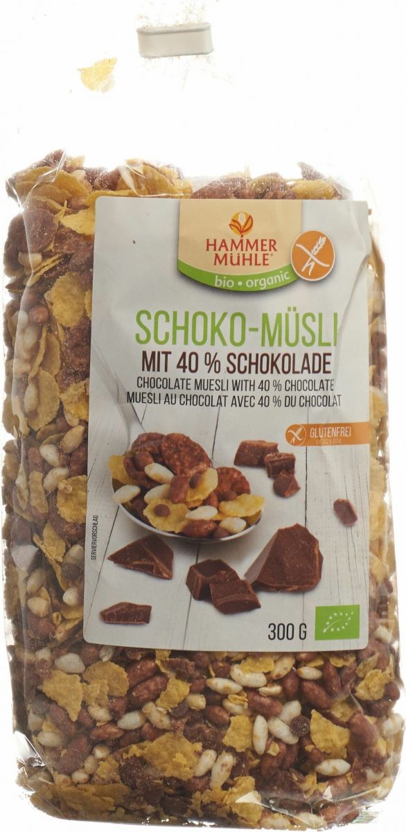Hammermühle Schoko Muesli Glutenfrei 300g in der Adler Apotheke