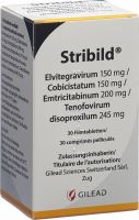 Product picture of Stribild Filmtabletten 150/150/200/245 Mg 30 Stück