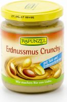 Image du produit Rapunzel Erdnussmus Crunchy mit Salz 250g