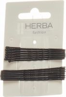 Produktbild von Herba Klemme 6+6.5cm Schwarz 12 Stück