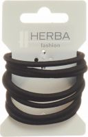 Produktbild von Herba Haarbinder 5cm Schwarz 8 Stück