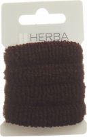 Image du produit Herba Cravate pour Cheveux 4cm Éponge Marrones 4 Pièces