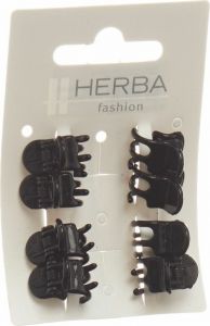 Produktbild von Herba Pinzettina 1cm Schwarz 8 Stück