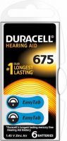 Produktbild von Duracell Easytab Batterien 675 1.4v Zincair 6 Stück