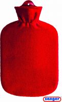 Produktbild von Sänger Wärmflasche 2L Fleecebezug Rot