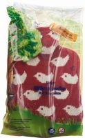 Product picture of Sänger Hot-water bottle 0.8L Knitted cover Red Baby Birds