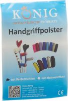 Produktbild von König Griffpolster Krücken Schwarz Reissverschluss 1 Pa