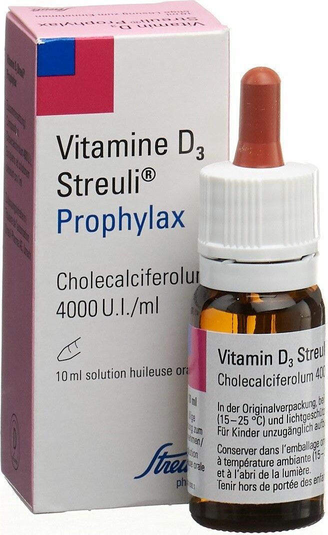 Vitamin D3 Streuli 4000 Ie/ml Prophylax 10ml in der Adler Apotheke