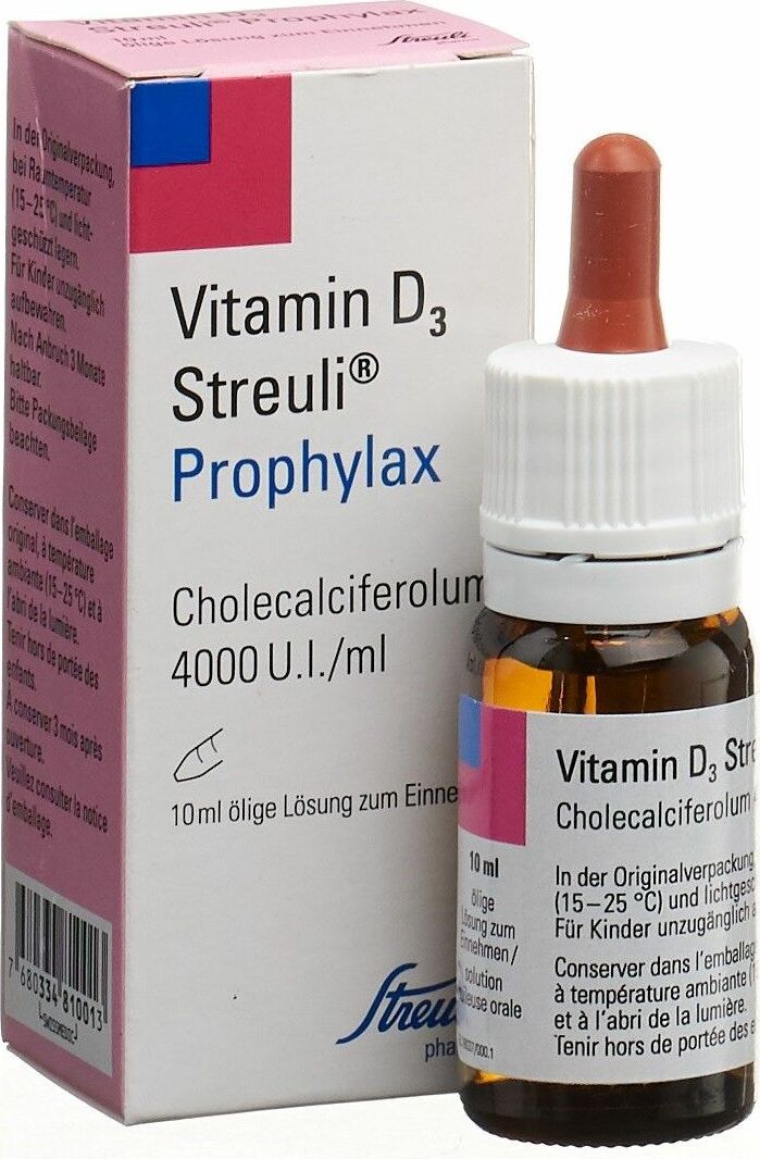Vitamin D3 Streuli 4000 Ie/ml Prophylax 10ml in der Adler Apotheke