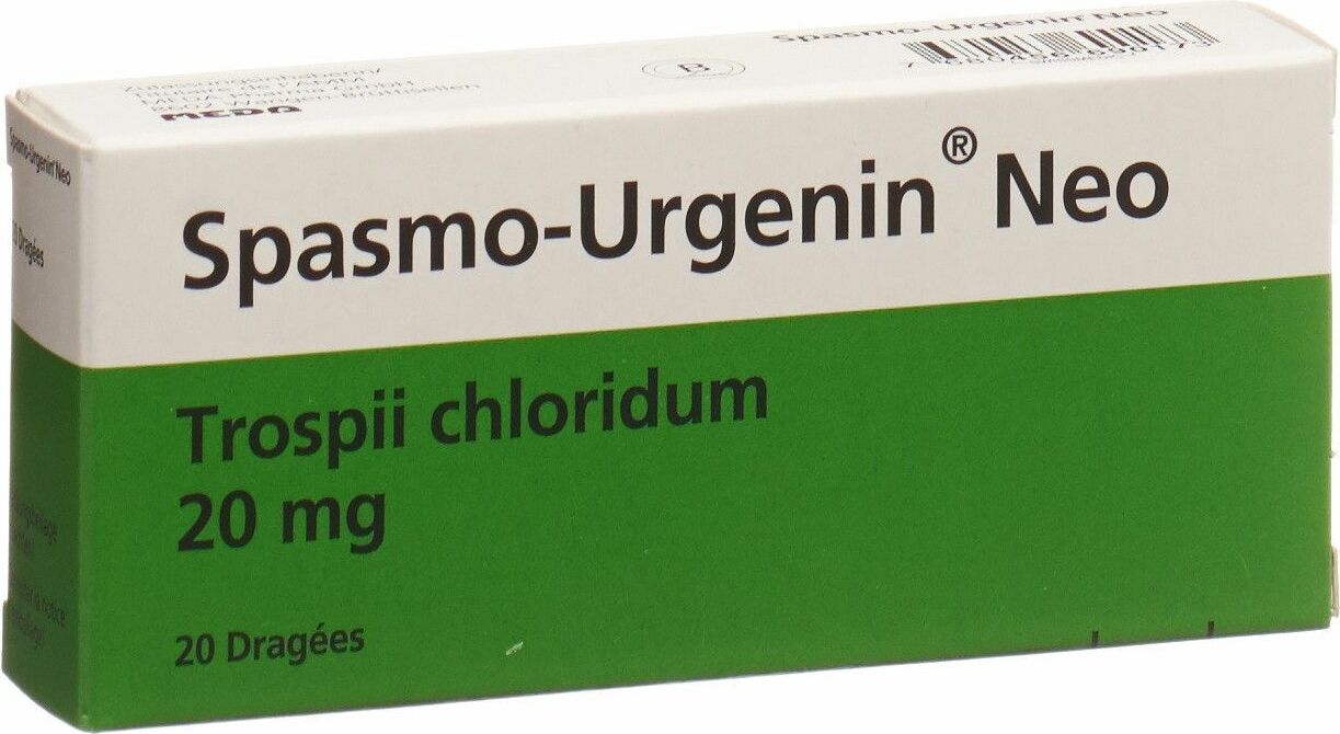 Spasmo Urgenin Neo Dragees 20 Stück in der Adler Apotheke