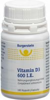 Image du produit Burgerstein Vitamine D3 100 Capsules