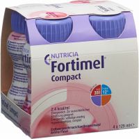 Produktbild von Fortimel Compact Erdbeer 4x 125ml