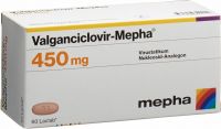 Product picture of Valganciclovir Mepha Lactabs 450mg 60 Stück
