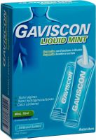 Produktbild von Gaviscon Liquid Mint Suspension In Beuteln 24x 10ml