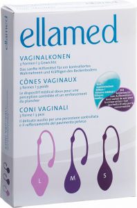 Product picture of Ellamed Vaginalkonen 3 Formen / 3 Gewichte 3 Stück