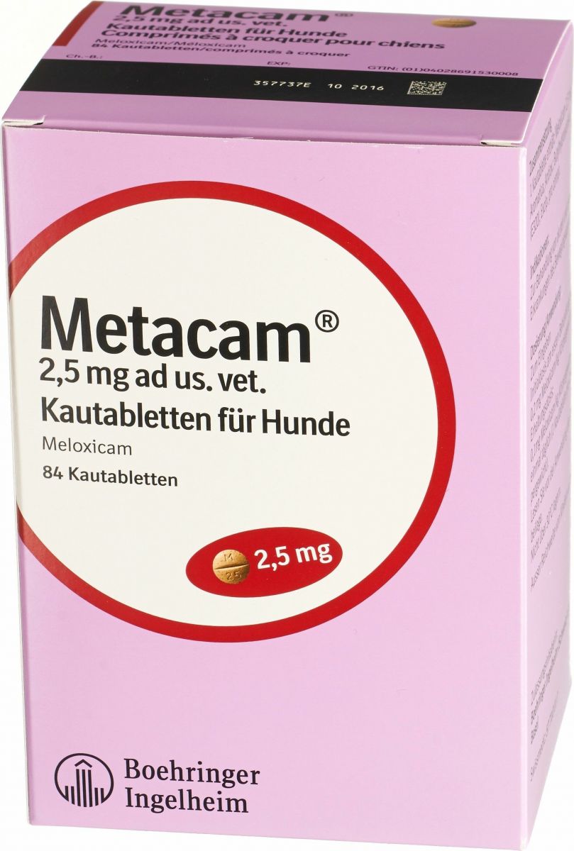 vurdere fravær hale Metacam Hunde Kautabletten 2.5mg Ad Us Vet. 84 Stück in der Adler Apotheke