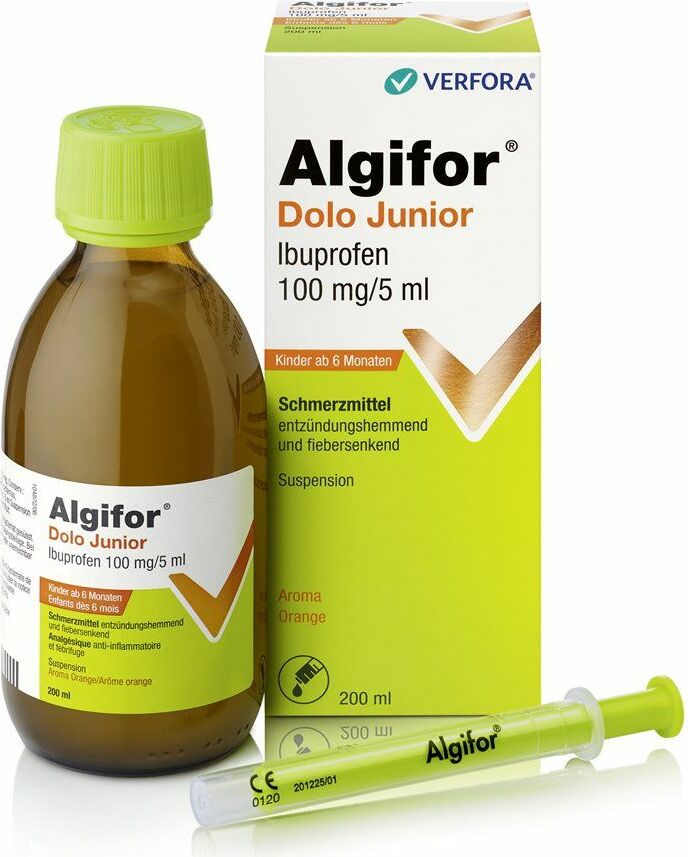 Algifor Dolo Junior Suspension 100mg/5ml 200ml in der Adler Apotheke