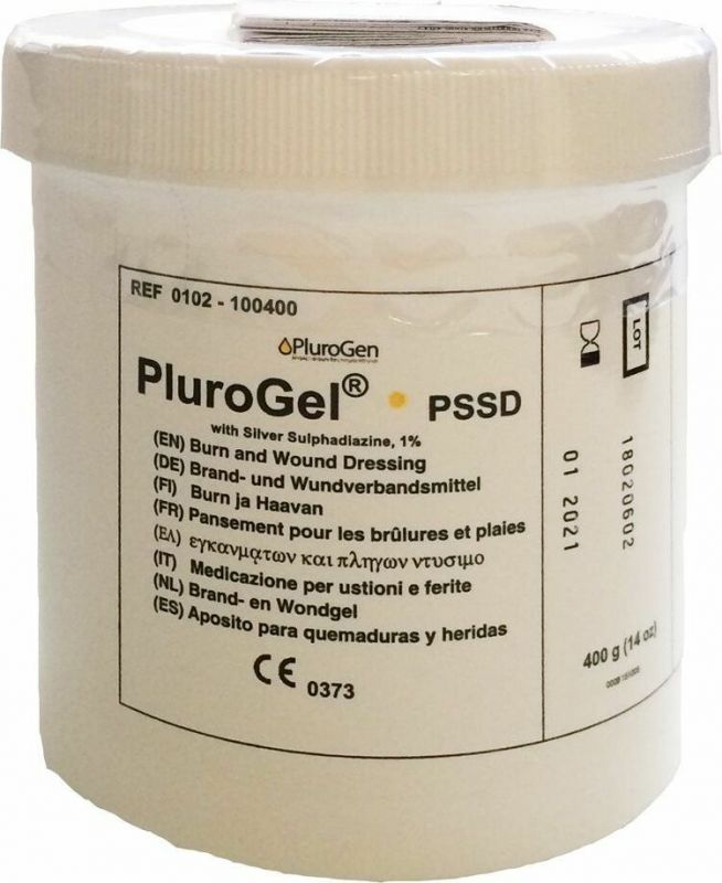 Plurogel Pssd Brand&wundgel 1 Silbersulph 400g in der Adler Apotheke