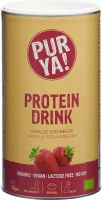 Produktbild von Purya! Vegan Proteindrink Vanille Erdbeere Bio 550g