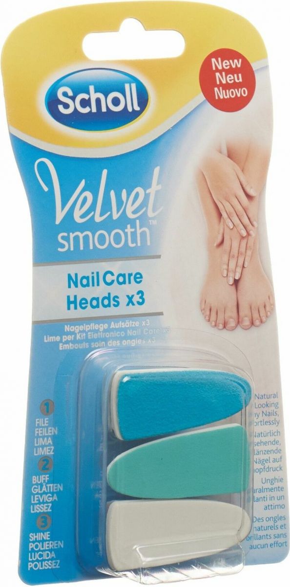 Scholl Velvet Smooth Elektrische Nagelpflegesystem Nagelpflege Aufsätze ...