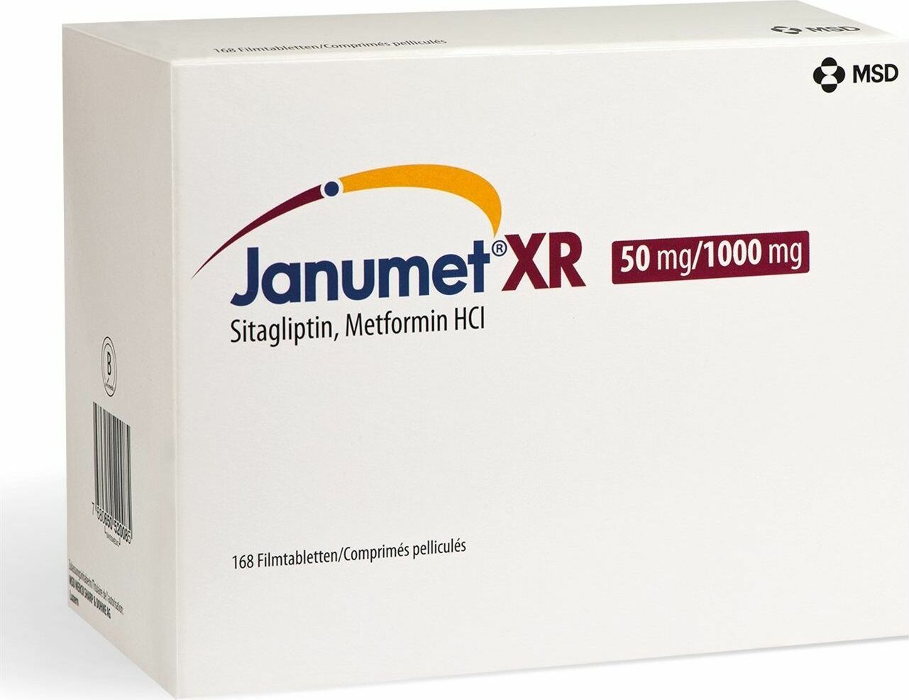 Janumet XR Retard Filmtabletten 50/1000mg 3 Flasche 56 Stück in der