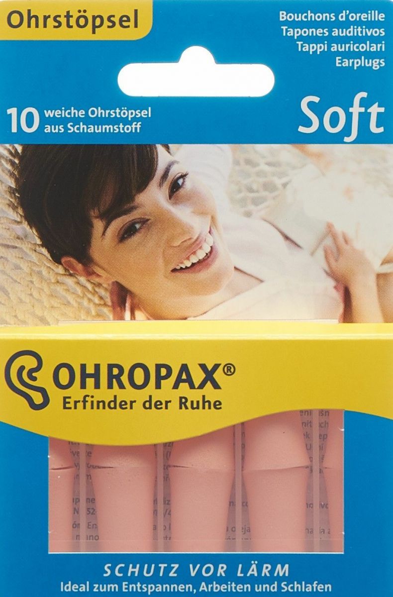 OHROPAX Yellow 10 Stück Ohropax Silicon Mini 8 Stück Lärm Gehörschutz Soft 