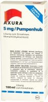 Produktbild von Axura (imp D) 10mg/g mit Dosierpumpe Flasche 100ml