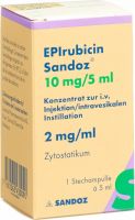 Produktbild von Epirubicin Sandoz 10mg/5ml Durchstechflasche 5ml