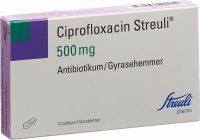Image du produit Ciprofloxacin Streuli Filmtabletten 500mg 10 Stück
