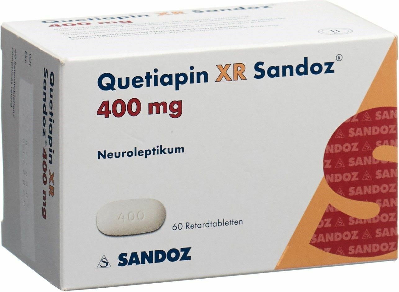 Quetiapin XR Sandoz Retard Tabletten 400mg 60 Stück in der Adler Apotheke