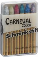Product picture of Carneval Color Fettschminkstifte Glimmernd 6 Stück