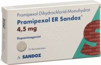 Immagine del prodotto Pramipexol ER Sandoz Retard Tabletten 4.5mg 30 Stück