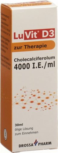 Luvit D3 Oelige Lösung 4000 Ie/ml Zur Therapie 30ml in der Adler Apotheke