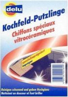 Product picture of Delu Kochfeldputzlinge Glaskeramik 2 Stück