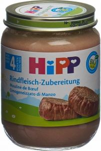 Produktbild von Hipp Rindfleisch Zubereitung 4m (neu) 125g