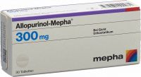 Produktbild von Allopurinol Mepha Tabletten 300mg 30 Stück