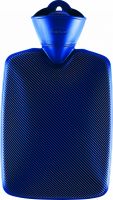 Produktbild von emosan Wärmeflasche Halblamelle Blau 1.8L