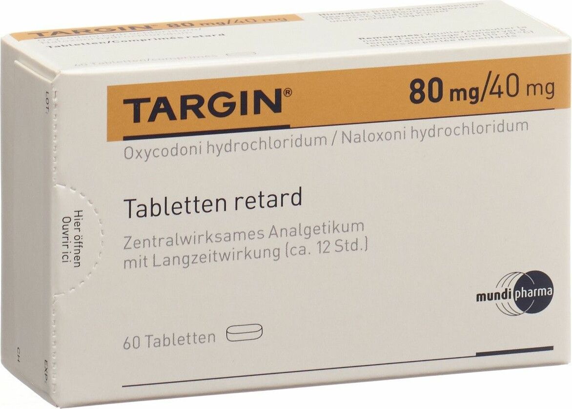 Targin Retard Tabletten 80mg/40mg 60 Stück in der Adler Apotheke