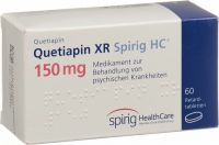 Produktbild von Quetiapin XR Spirig HC Retard Tabletten 150mg 60 Stück