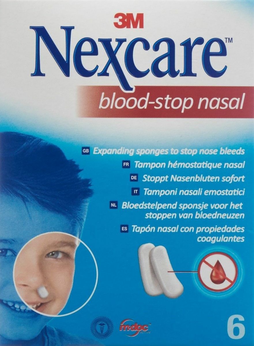3M Nexcare Blood Stop Nasal Plugs Box 6 Stück in der Adler Apotheke
