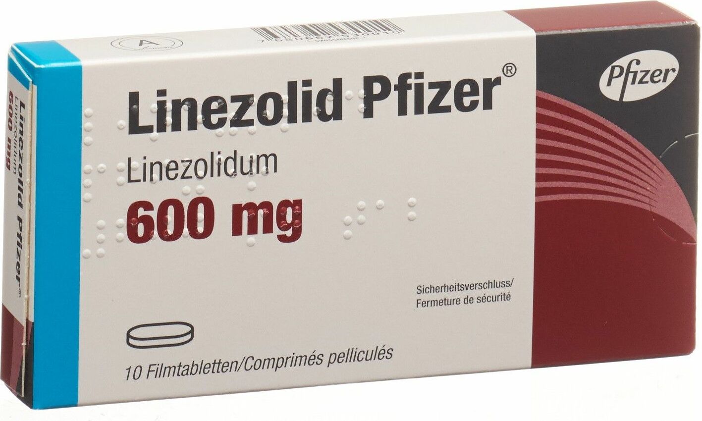 Linezolid Pfizer Filmtabletten 600mg 10 Stück in der Adler Apotheke