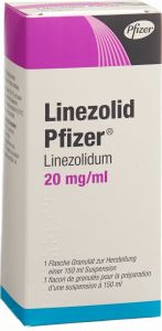 Image du produit Linezolid Pfizer Granulat 20mg/ml Pulver Suspension Flasche 150ml