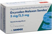 Immagine del prodotto Oxycodon-naloxon Sandoz 5mg/2.5mg 60 Stück