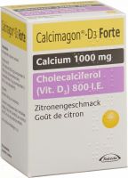 Produktbild von Calcimagon D3 Forte Kautabletten Zitron (neu) 60 Stück