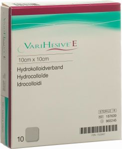 Produktbild von VariHesive E Hydrokolloidverband 10x10cm 10 Stück