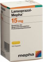 Produktbild von Lansoprazol Mepha Kapseln 15mg Flasche 100 Stück