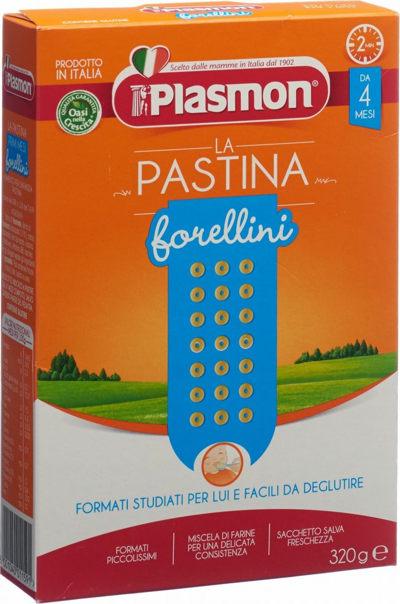 3x PLASMON pastina sabbiolina Babynahrung nudeln ab 4 Monaten 320g 