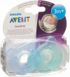 Product picture of Avent Philips Soothie Nuggi Blau/grün 3-6m 2 Stück